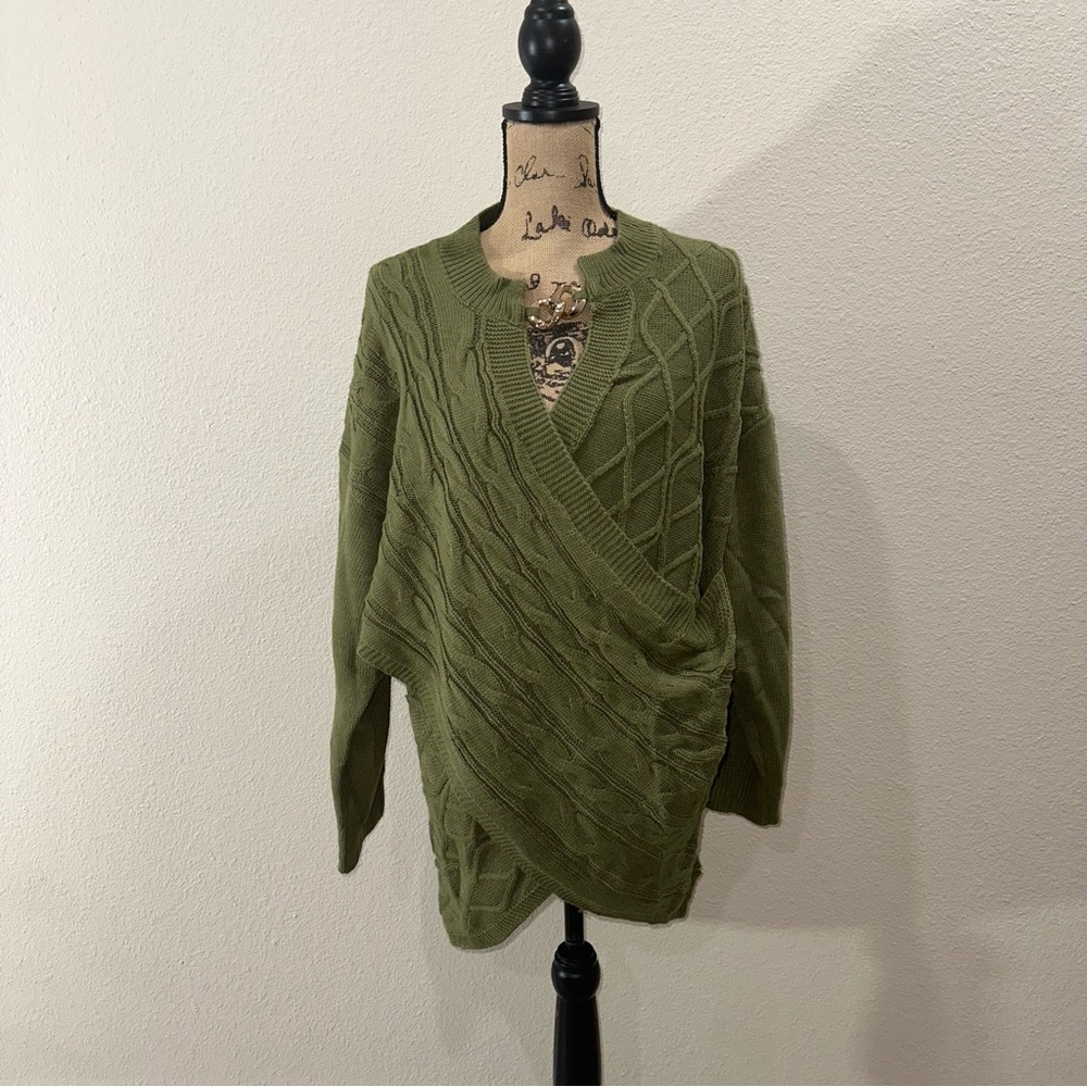 Green sweater